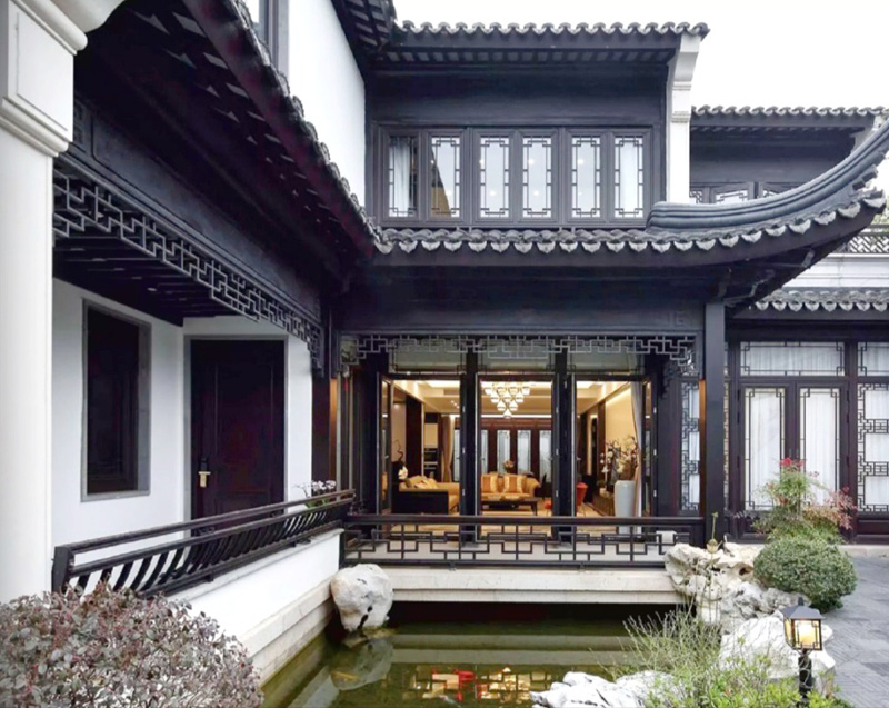仿古窗 80窗